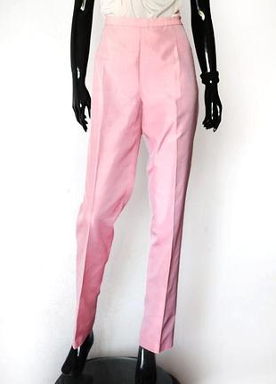 Брюки michael kors дикий шелк хлопок высокая посадка