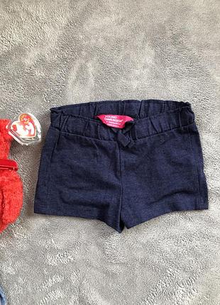 Літні шортики на дівчинку young dimension 9-12 міс
