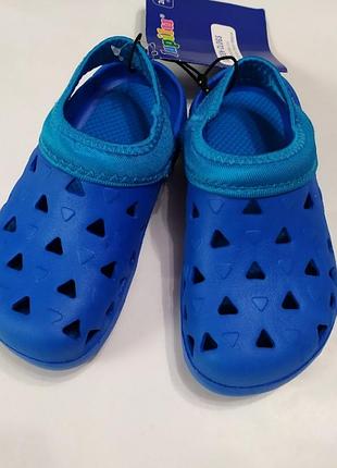 Крокси сині трикутники lupilu (німеччина) розм.24/25, 26/27, 28/29