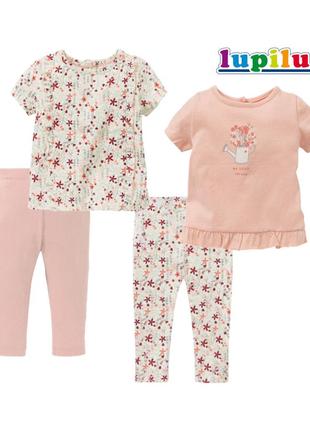 2-6 місяців набір для дівчинки літній костюм дитячий бавовна футболка лосини легінси повзунки штани