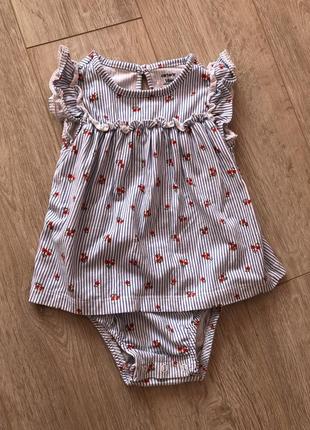 Пісочник ромпер боді carter ' s на дівчинку 12-18 18-24 міс 80 - 86 стан нового