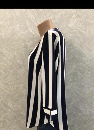 Сорочка, сорочка в смужку, блузка, сорочка синя2 фото