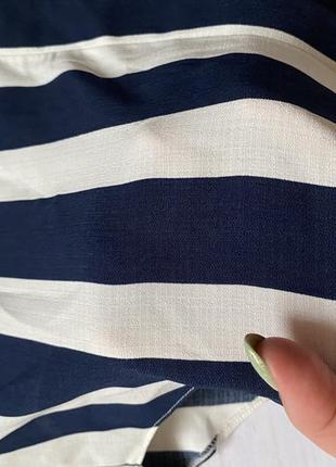 Сорочка, сорочка в смужку, блузка, сорочка синя6 фото