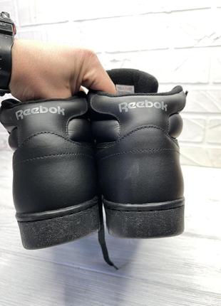 Мужские черные высокие кроссовки reebok classic8 фото