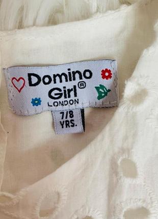 Красивое нарядное платье domino девочке 7-8 лет3 фото