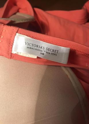 Літній топ бра victorias secret , 34в, подвійний пуш ап, оригінал!4 фото