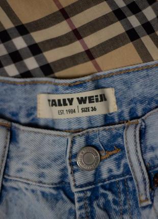 Укорочені джинси tally waijl (s)6 фото