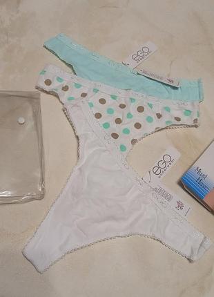 Трусики стрінги 3 шт в упаковці, розмір с-м