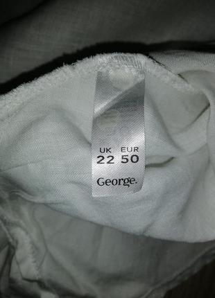 Туника, блузка 100% лён, летняя moda at george9 фото