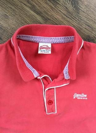 Брендовий вінтаж футболка поло superdry оригінал