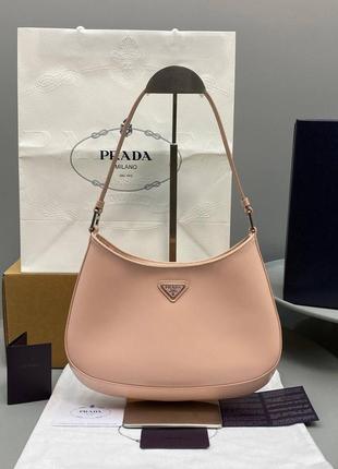 Шкіряна жіноча сумка в стилі prada🌸🌸🌸хіт продажів