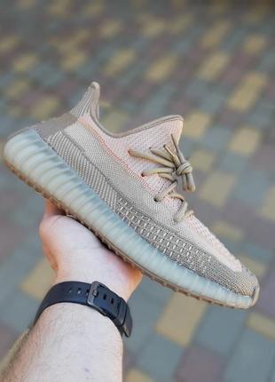 Кросівки чоловічі adidas yeezy boost 350 бежеві / кросівки чоловічі адідас адідас кроси8 фото