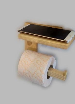 Держатель для туалетной бумаги с полкой и вешалка для полотенца