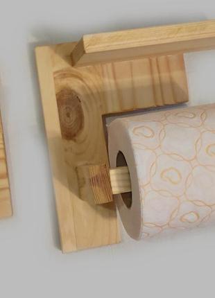 Держатель для туалетной бумаги с полкой и вешалка для полотенца