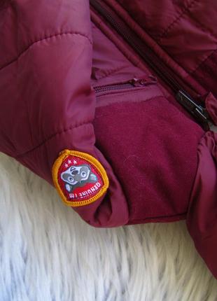 Утепленная демисезонная куртка парка с капюшоном prenatal2 фото