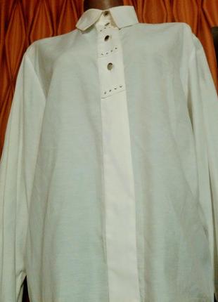 Елегантна біла блузка2 фото