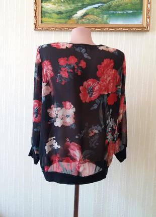 Красивая шифоновая блуза цветочный принт от george3 фото