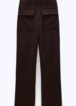 Брюки с карманами zara 4