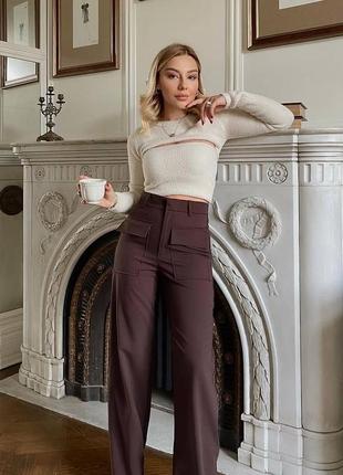 Брюки с карманами zara
