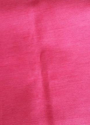 Отрез розовой хлопчатобумажной костюмной ткани.1 фото