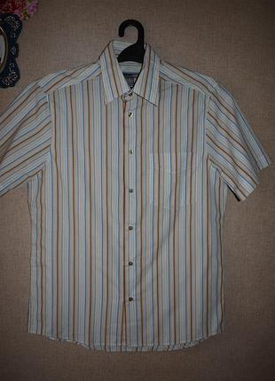 Рубашка в полоску с коротким рукавом h&m