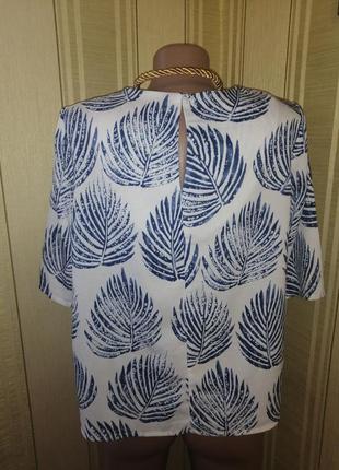 Блуза футболка на лето  море с пальмами3 фото