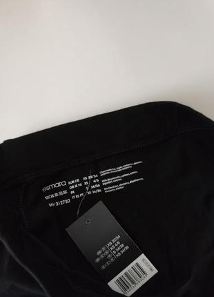 Чорні капрі укорочені брюки бавовняні еѕмага німеччина4 фото