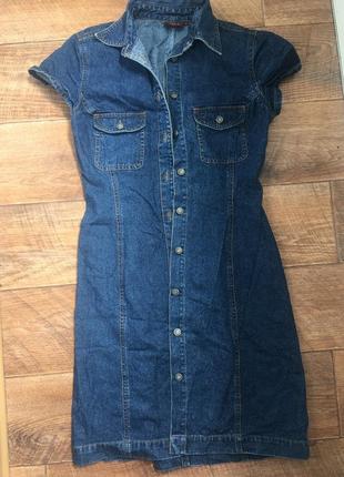 Джинсовий сарафан на гудзиках h&m 3