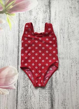 Крутий купальник у ромашки george 1-1,5 року