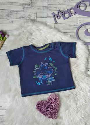 Футболка на мальчика синяя