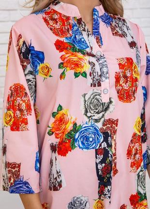 Блуза жіноча колір пудровий5 фото