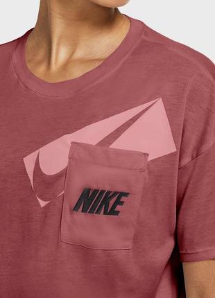 Футболка женская nike dri fit graphic crop dc7189-6913 фото