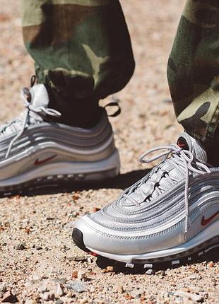 Кросівки nike wmns air max 97 "silver bullet" (metallic silver)