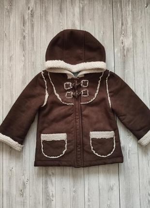 Пальтишко old navy 4t с капюшоном