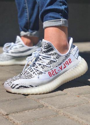 Кроссовки женские adidas yeezy boost 350 zebra / кросівки жіночі адидас адідас изи кроссы