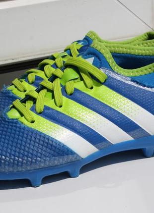 Футбольные бутсы adidas ace 16,3 youth primemesh 30 размер3 фото