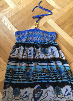 Батал большой размер легкий сарафан сарафанчик платье платьице плаття сукня4 фото