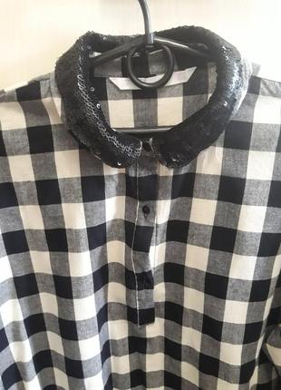 Рубашка оверайз zara4 фото