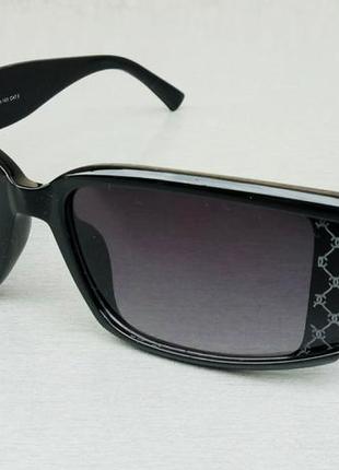 Chanel модные узкие женские солнцезащитные очки черные с серыми вставками