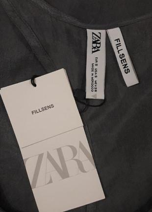 Zara р.s новая майка топ  наискосок4 фото