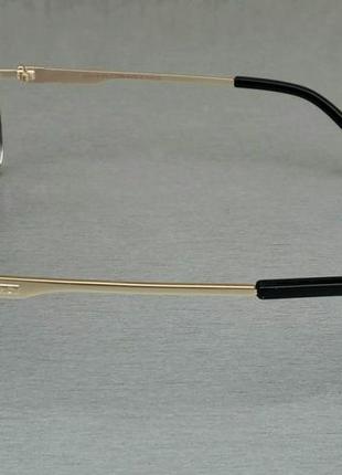 Louis vuitton очки унисекс солнцезащитные в золотом металле с сине бежевым градиентом3 фото