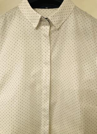 Концептуальна біла сорочка mango3 фото