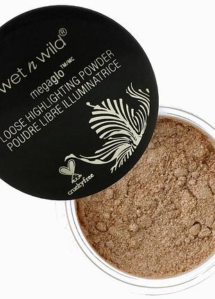 Пудра-хайлайтер, wet n wild, megaglo loose, відтінок «i'm so lit», 0,57