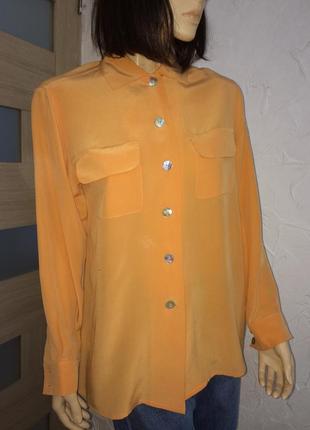 Modissa чудова блузка вільного крою з натурального шовку2 фото