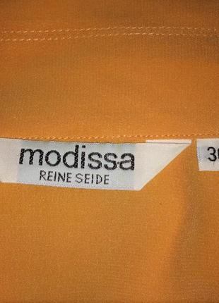 Modissa чудова блузка вільного крою з натурального шовку8 фото