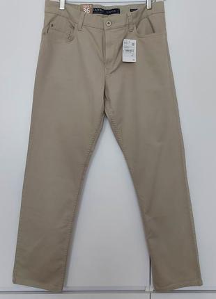 Шикарные тонкие летние брюки canda c&a р. 52-54 (36/32)зауженые/бежевые/германия4 фото