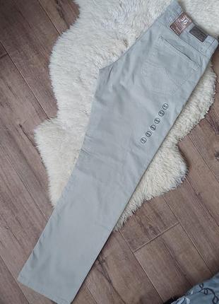 Шикарные тонкие летние брюки canda c&a р. 52-54 (36/32)зауженые/бежевые/германия3 фото