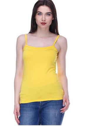 Жёлтая майка