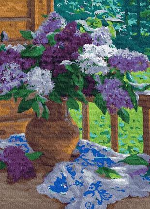 Картина за номерами бузок на веранді 6