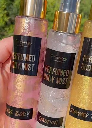 Спрей міст для тіла з шиммером topbeauty 100мл.